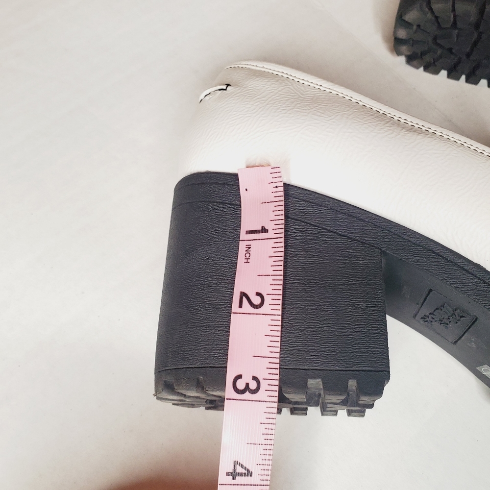 Dirty Laundry White Chunky Heel Loafers - Picture 11 of 13